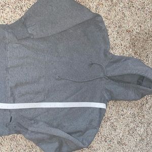 Aritzia boyfriend hoodie medium dark heather grey